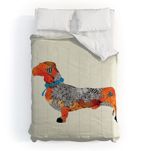 Iveta Abolina Wiener Dog Comforter