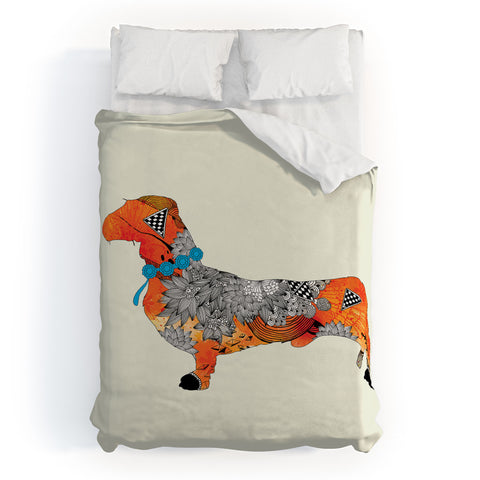 Iveta Abolina Wiener Dog Duvet Cover