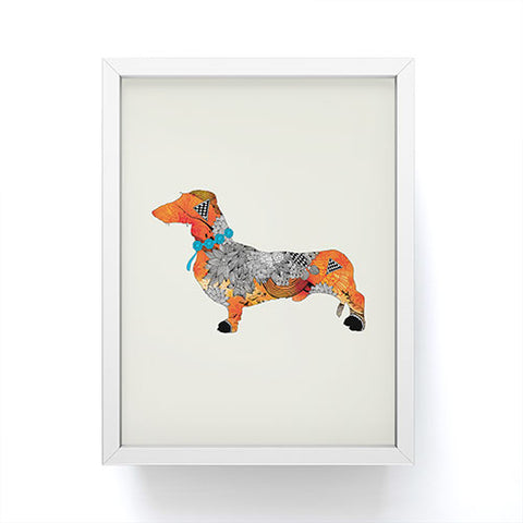 Iveta Abolina Wiener Dog Framed Mini Art Print