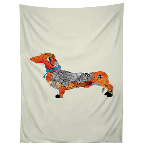 Iveta Abolina Wiener Dog Tapestry