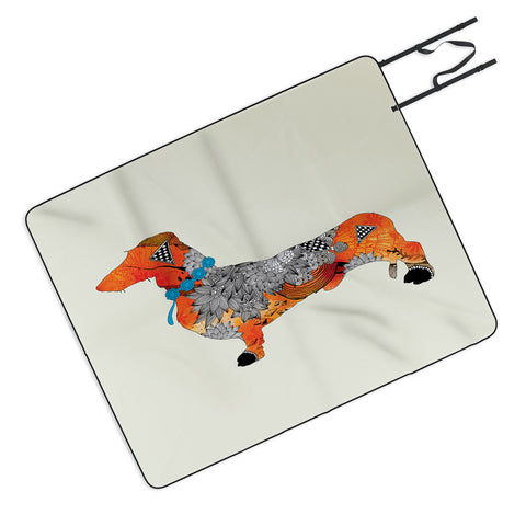 Iveta Abolina Wiener Dog Picnic Blanket