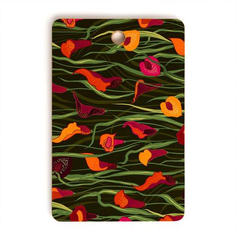 Iveta Abolina Wild Calla Cutting Board Rectangle