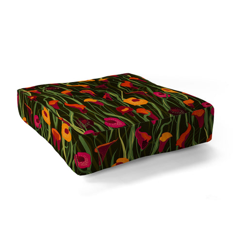 Iveta Abolina Wild Calla Floor Pillow Square