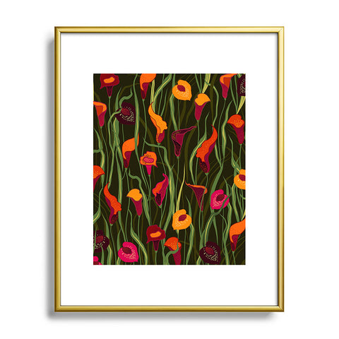 Iveta Abolina Wild Calla Metal Framed Art Print