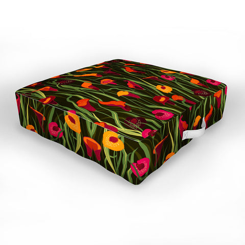 Iveta Abolina Wild Calla Outdoor Floor Cushion