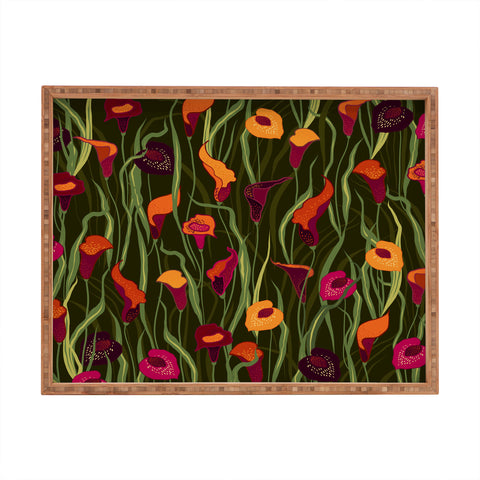 Iveta Abolina Wild Calla Rectangular Tray