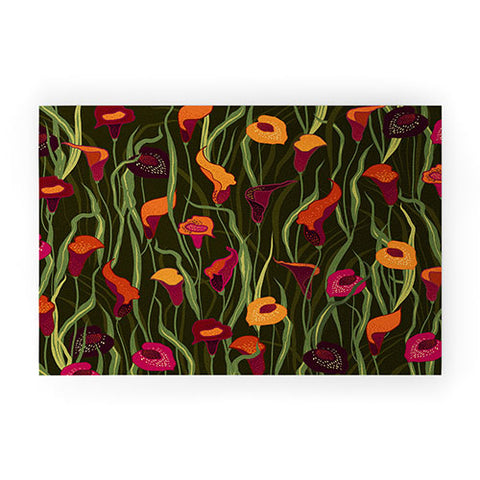 Iveta Abolina Wild Calla Welcome Mat