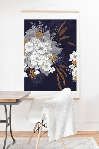 Iveta Abolina Winter Blue Art Print And Hanger