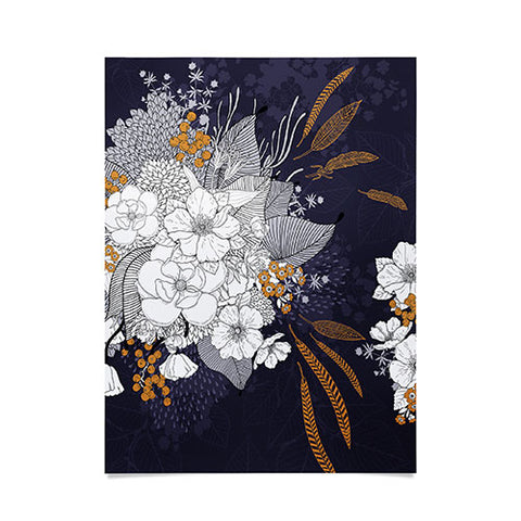 Iveta Abolina Winter Blue Poster