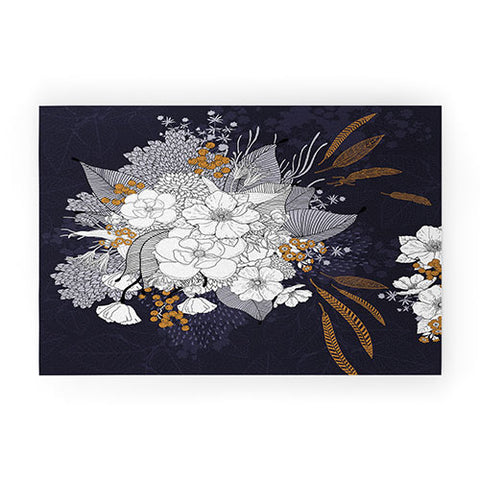 Iveta Abolina Winter Blue Welcome Mat