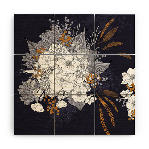 Iveta Abolina Winter Blue Wood Wall Mural