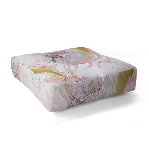 Iveta Abolina Winter Marble Floor Pillow Square
