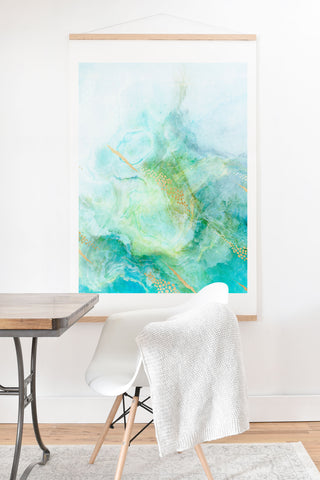 Iveta Abolina Winter Marble II Art Print And Hanger