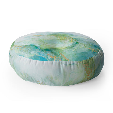 Iveta Abolina Winter Marble II Floor Pillow Round