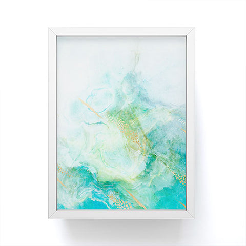 Iveta Abolina Winter Marble II Framed Mini Art Print