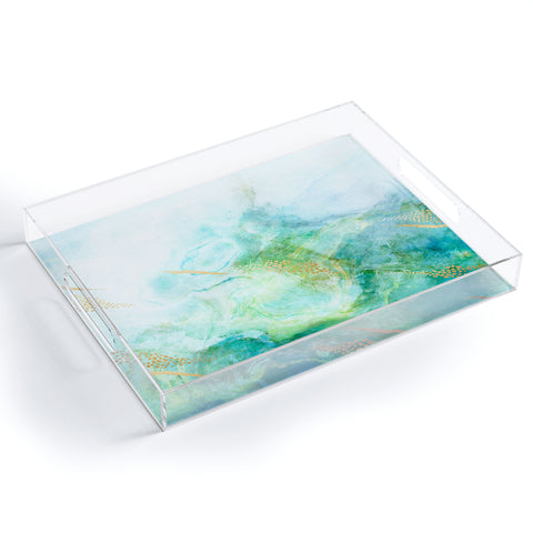 Iveta Abolina Winter Marble II Acrylic Tray
