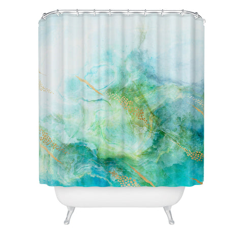 Iveta Abolina Winter Marble II Shower Curtain