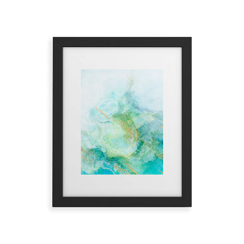 Iveta Abolina Winter Marble II Framed Art Print
