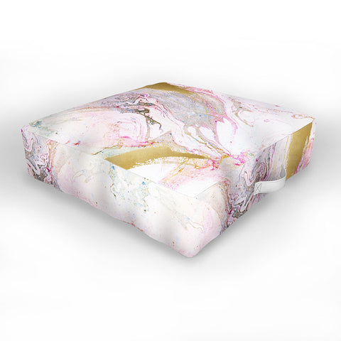 Iveta Abolina Winter Marble Outdoor Floor Cushion