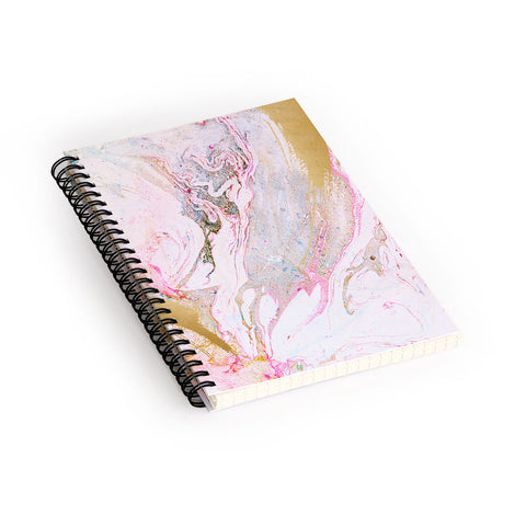 Iveta Abolina Winter Marble Spiral Notebook