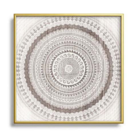 Iveta Abolina Winter Wheat Metal Square Framed Art Print