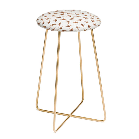 Iveta Abolina Wood Origami Counter Stool