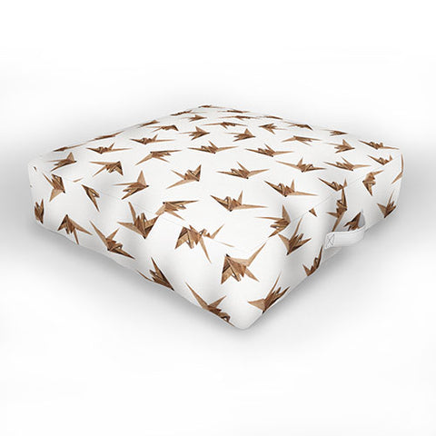 Iveta Abolina Wood Origami Outdoor Floor Cushion