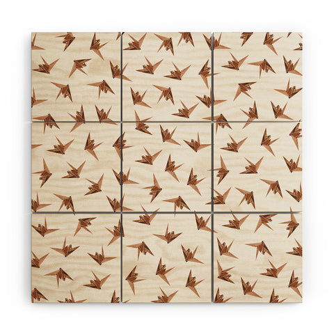 Iveta Abolina Wood Origami Wood Wall Mural
