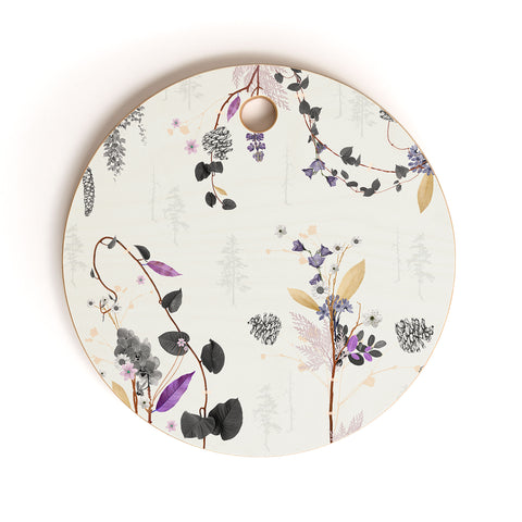 Iveta Abolina Woodland Dream Cutting Board Round