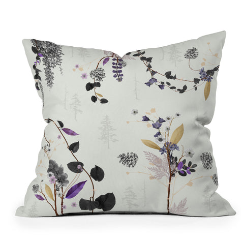 Iveta Abolina Woodland Dream Throw Pillow