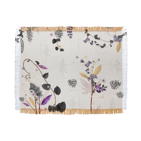 Iveta Abolina Woodland Dream Throw Blanket