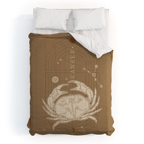 Iveta Abolina Zodiac Art Cancer Comforter