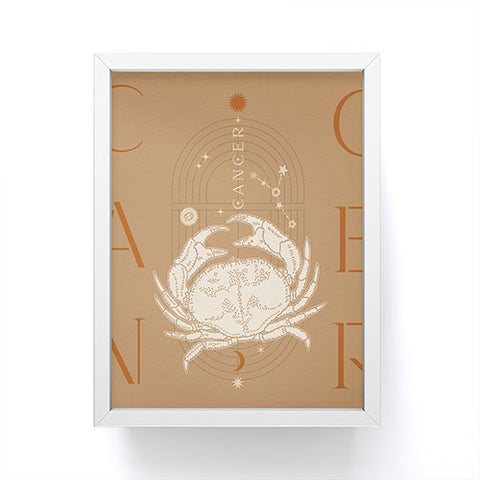 Iveta Abolina Zodiac Art Cancer Framed Mini Art Print