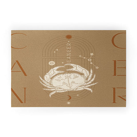 Iveta Abolina Zodiac Art Cancer Welcome Mat