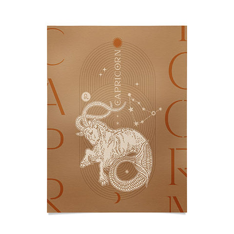 Iveta Abolina Zodiac Art Capricorn Poster