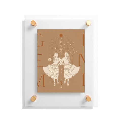 Iveta Abolina Zodiac Art Gemini Floating Acrylic Print
