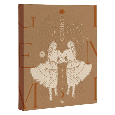 Iveta Abolina Zodiac Art Gemini Art Canvas