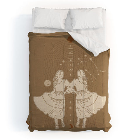 Iveta Abolina Zodiac Art Gemini Comforter