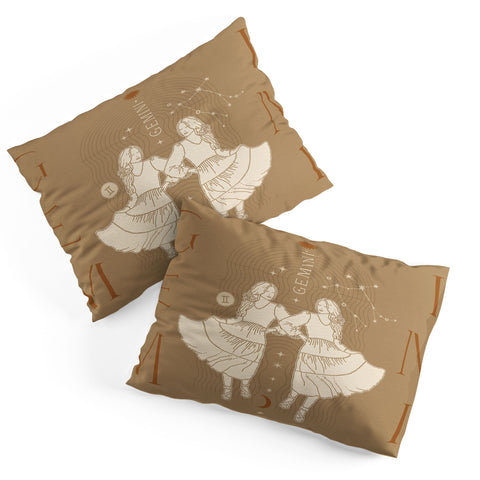 Iveta Abolina Zodiac Art Gemini Pillow Shams