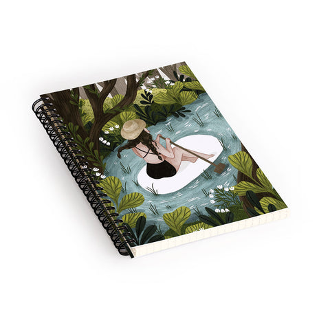 Iz Ptica Down the River Spiral Notebook