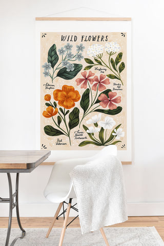 Iz Ptica Wild Flowers vol2 Art Print And Hanger
