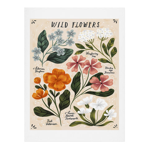 Iz Ptica Wild Flowers vol2 Art Print