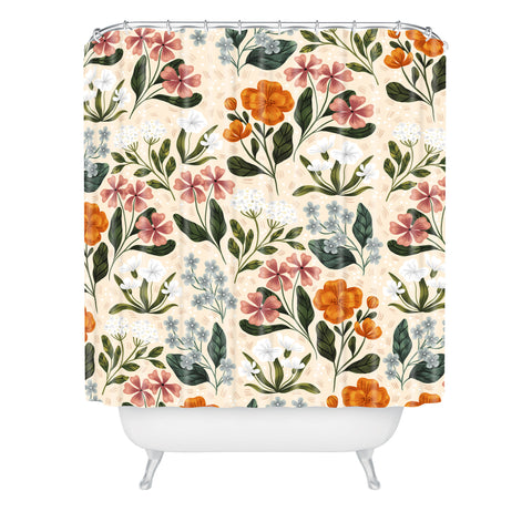 Iz Ptica Wild Flowers vol2 Shower Curtain