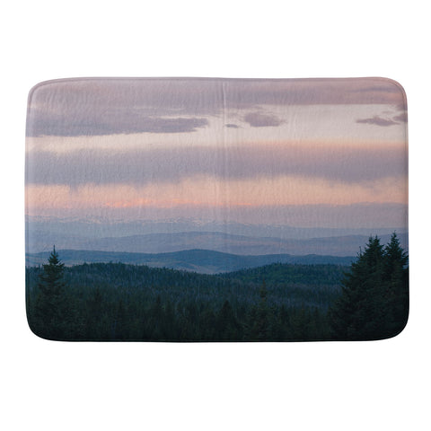 J. Freemond Visuals Backcountry Layer Cake Memory Foam Bath Mat