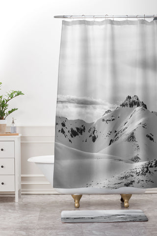 J. Freemond Visuals Citadel Shower Curtain And Mat