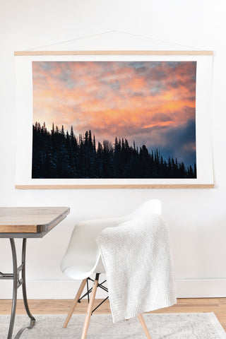 J. Freemond Visuals Fire in the Sky I Art Print And Hanger