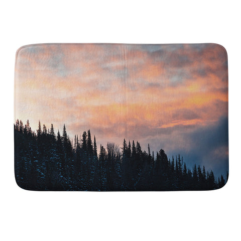J. Freemond Visuals Fire in the Sky I Memory Foam Bath Mat