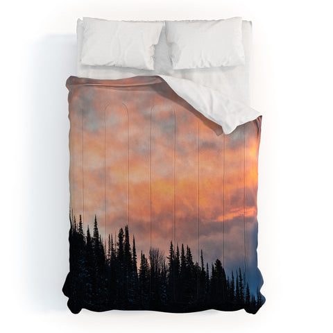 J. Freemond Visuals Fire in the Sky I Comforter