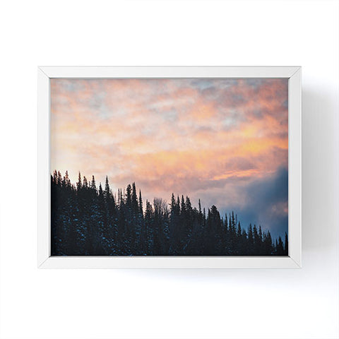 J. Freemond Visuals Fire in the Sky I Framed Mini Art Print