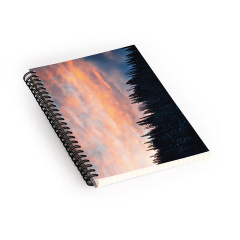 J. Freemond Visuals Fire in the Sky I Spiral Notebook